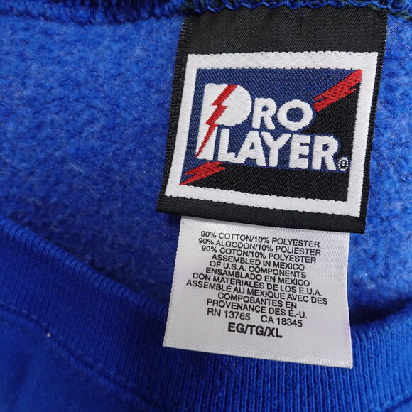 VINTAGE ST LOUIS RAMS SUPER BOWL CHAMPIONS PRO PLAYER SWEATSHIRT SZ XL - Picture 5 of 5